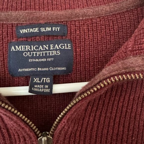 American Eagle outfitters long sleeve sweater XL vintage inspired slim fit - Picture 7 of 11